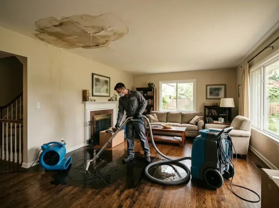 attic-pipe-burst-ceiling-drip-008 — frequently asked questions, Water Damage Restoration & Carpet Care in Upland, PA
